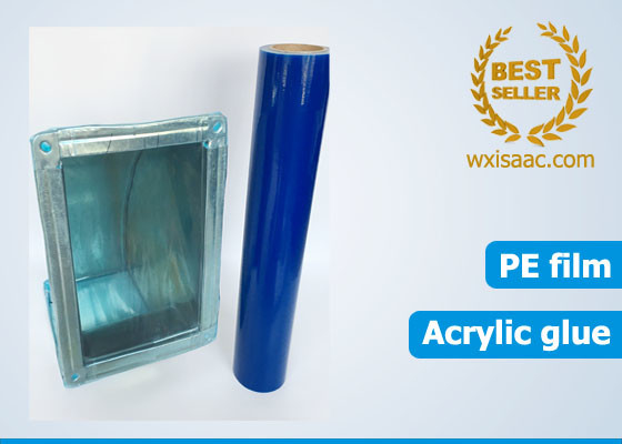 Conducto de la HVAC y película protectora resistentes cortados del PE temporal azul de la película de la protección del respiradero proveedor